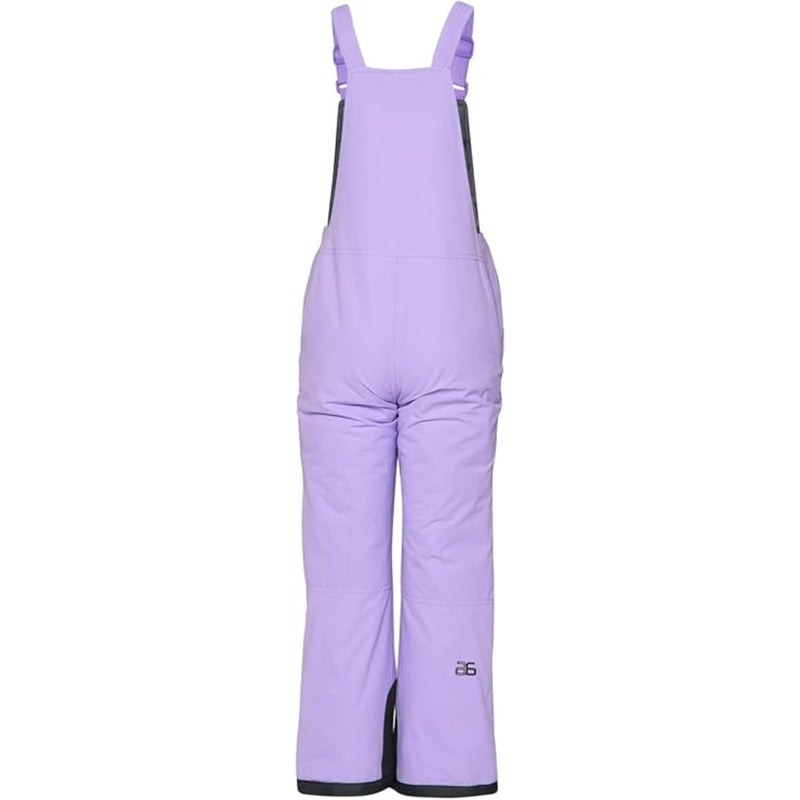 Arctix Kids Insulated Snow Bib Overalls, Lilac, Small - Image 2